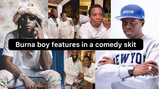 Sydney Talker Features Burna Boy In A Comedy Skit [upl. by Ennasirk]