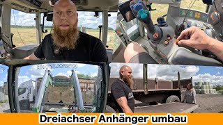 FarmVLOG830  Heu für Schweden wird geholt  Wir bauen den Dreiachser um  Siloballen holen [upl. by Dall]