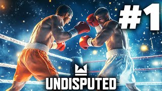 UNDISPUTED PS5 Career Mode Gameplay Walkthrough Part 1  FUTURE CHAMP [upl. by Asial]