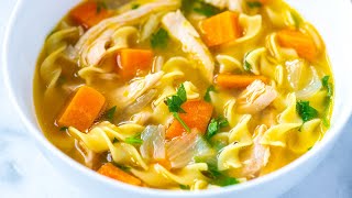 Our Best Homemade Chicken Noodle Soup Recipe [upl. by Hutton94]