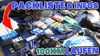 100 km Marsch PACKLISTE amp letzte Infos für EUCH deutsch [upl. by Rubenstein100]