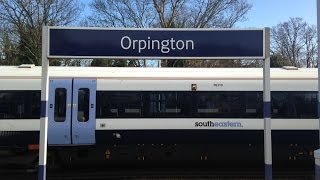 Southeastern Orpington to London Victoria via Beckenham Junction [upl. by Schulze329]