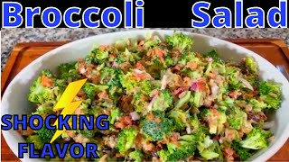 Easy Broccoli Salad Recipe [upl. by Aehtela]