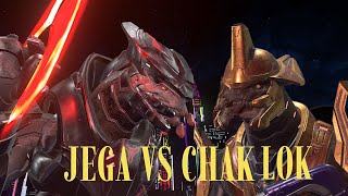 Jega vs Chak Lok Whos the best elite AI Battles  Halo infinite [upl. by Katalin]