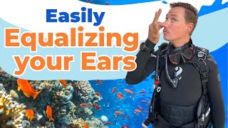 Equalizing Ears for Scuba Diving Snorkeling and Swimming Underwater  Beginner Scuba Diving Tips [upl. by Delsman155]