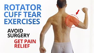 3 Keys to Rehab a Rotator Cuff Tear amp AVOID Surgery UNIQUE EXERCISES [upl. by Maddi518]