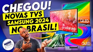 Saiba tudo SOBRE as NOVAS Tvs Samung de 2024 Du7700 Q60D Qn90D e MUITO MAIS [upl. by Ruffina]