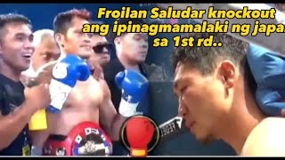 Froilan Saludar vs Keita Kurihara full fight [upl. by Araihc]