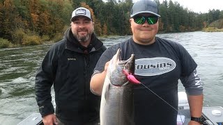 Washington amp Oregon Small River Salmon Fishing [upl. by Llekcir]