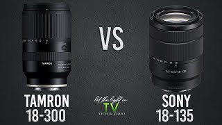 Sony 18135mm vs Tamron 18300mm  Videography Review [upl. by Lattie]