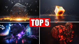 Top 5 Best 3D Intro Template For YouTube No Text No Copyright Free [upl. by Firestone]