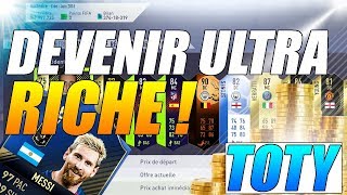 ACHATREVENTE COMMENT DEVENIR ULTRA RICHE GRÂCE A LA TOTY sur FUT 18 [upl. by Land958]