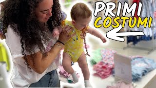 Compro i PRIMI COSTUMI per MIA FIGLIA EMILY  VLOG [upl. by Lena]