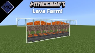 Simple Dripstone Lava Farm Tutorial  Minecraft Bedrock Farms [upl. by Kaela]