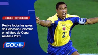 Los goles que hicieron historia Colombia campeón de la Copa América 2001 [upl. by Ulani151]