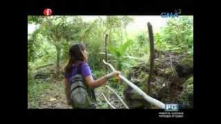 IWitness Precolonial limestone tombs discovered at Mt Kamhantik Quezon [upl. by Assirrac]