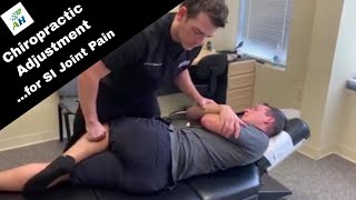 Chiropractic Adjustment for SI Joint Pain  SI Joint Dysfunction [upl. by Somerville]