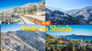 Shimla in June  Snow ❄️ in Shimla  Weather  Kufri Shimla  Summer 2024 [upl. by Ehsom]