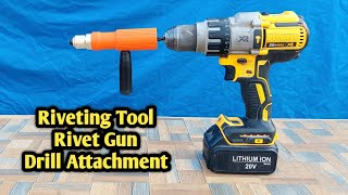 rivet gunelectric rivet gundrill attachmentsautomatic rivet guningco toolsfastenersrivet [upl. by Utter808]