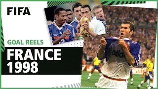 🇫🇷 All of Frances 1998 World Cup Goals  Henry Zidane amp more [upl. by Demetre]