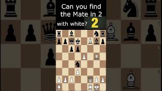 Elegant Checkmate in 2  Daily Chess Puzzle 481 [upl. by Hadwyn]