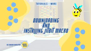 Downloading and Installing JitBit Macro  Bee Swarm Simulator  Roblox [upl. by Ecirual112]