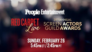 🔴 2023 SAG Awards Red Carpet Live  February 26th 2023 545PM ET  PEOPLE [upl. by Ohcamac]