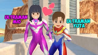 ULTRAMAN MIO DAN ULTRAMAN YUTA😍  MOVIE SAKURA SCHOOL SIMULATOR [upl. by Dollar525]