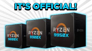 Ryzen 9000 Desktop CPUs Are OFFICIAL [upl. by Esinad]