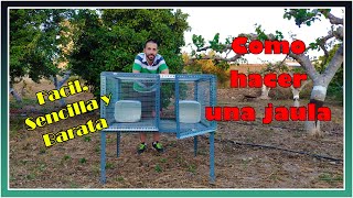 🛠️ Como hacer una JAULA para Gallinas y Pollos paso a paso BARATO y SENCILLO [upl. by Enamrej]