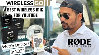 Rode Wireless Go II with iPhone  rode wireless go 2 mic unboxing amp testing [upl. by Gilliette]