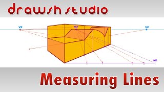 The Measuring Line In 2 Point Perspective [upl. by Conal]