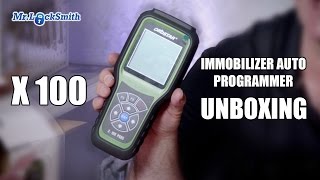 X 100 Immobilizer Auto Key Programmer Unboxing  Mr Locksmith Video [upl. by Winfrid]