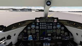 ASMR  LEARJET 35A  KOPF to KMYR [upl. by Bounds]