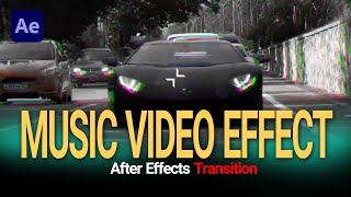 Analog VHS Damage in Music Video Effect  After effects Tutorials [upl. by Mufi]