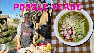 receta de POZOLE VERDE [upl. by Acinnej679]