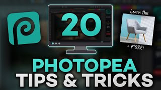 20 Photopea Tips and Tricks For BEGINNERS 2021  PhotoPea Guide [upl. by Hay]