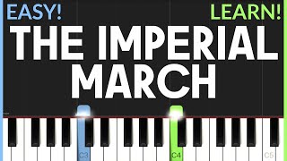 The Imperial March  Star Wars  EASY Piano Tutorial [upl. by Ericka509]