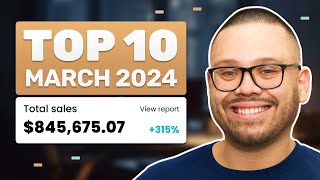 The 10 Absolute Best Products To Dropship In March 2024 [upl. by Razal739]