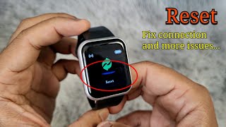 How To Reset Y68  D20 Fitpro Smartwatch  Fix Connection Problems and more [upl. by Sandon456]