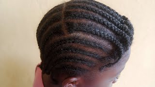 Plaiting Natural Hair from Start to Finish  Traditional African Haircare for Kids [upl. by Thar]