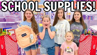 BACK TO SCHOOL SUPPLIES SHOPPING w 6 KiDS  2023 [upl. by Meeker]