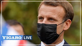 🔴 Emmanuel Macron annonce un COUVREFEU en ÎledeFrance et dans 8 autres villes [upl. by Illac]