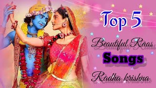 Top 5 ♡ Beautiful raas songs ♡ Radha krishna ♡ StarBharat [upl. by Proffitt]