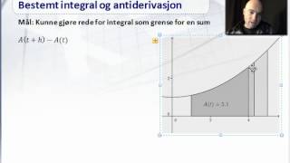 kap 16  Bestemt integral og antiderivasjon [upl. by Philbert886]