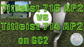 Titleist 716 AP2 vs 714 AP2 review [upl. by Violette]