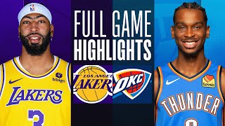 LAKERS at THUNDER  FULL GAME HIGHLIGHTS  November 30 2023 [upl. by Ab]