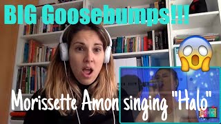 Morissette Amon singing quotHaloquot Reaction Video [upl. by Kcirdneh]