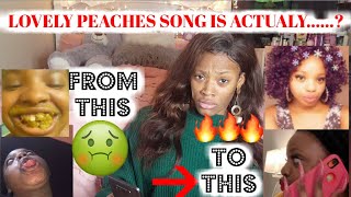 REACTING TO LOVELY PEACHES NEW SONGIm SHOOK🤯 MUST WATCH TILL END quotYOU DONT KNOW MEquot🌸🍑😱 [upl. by Yroggerg684]