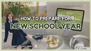 How To Prepare for a New School Year 2022 📚✨ Back To School Tips [upl. by Ardnasela93]